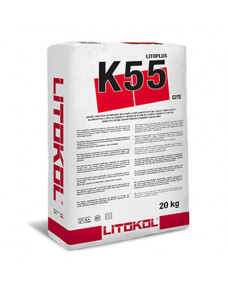 Клей цементний Litokol Litoplus K55 20 кг (K550020), Сірий