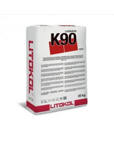Клей цементний Litorapid K90 еластичний для керамічної плитки, 20 кг (K91B0020), Білий