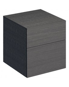 500.504.43.1 Xeno2 Шафка бокова, з 2 висув.ящиком, корпус та фасад: сірий дуб