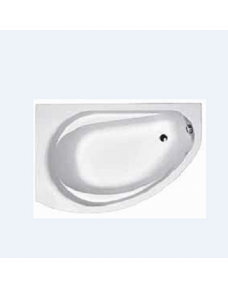 5534000 SUPERO Ванна асиметрична 145x85 см, ліва, колір білий, в комплекті з ніжками SN14