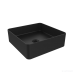 Раковина Devit Quadra 1511132B тонкостенная, черная матовая