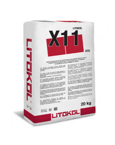 Клей цементний Litokol X11 покращений, 20 кг (X110020), Сірий