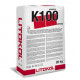 Клей цементний Litokol Hyperflex K100 еластичний для укладання керамограніта великих форматів, 20 кг (K100G0020), Сірий