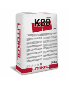Клей цементний Litokol Litoflott K88 швидкого схоплювання, 20 кг (K880020), Сірий