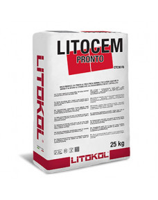 Суміш для стяжки Litokol Pronto суха для швидковисихаючих стяжок мішок 25 кг (LTCPNT0025), Сірий
