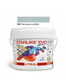 Затирочная смесь Litokol Starlike EVO STEVOAPS02.5 300 Пастельно-голубой 2,5 кг