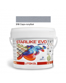 Затирочная смесь Litokol Starlike EVO STEVOAPL02.5 310 Серо-голубой 2,5 кг