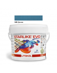 Затирочная смесь Litokol Starlike EVO STEVOBDN02.5 340 Деним 2,5 кг