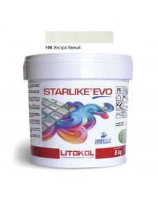 Затирочная смесь Litokol Starlike EVO STEVOBSS0005 100 Экстра Белый 5 кг