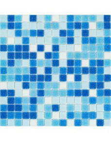Мозаїка Stella di Mare R-MOS B1133323135 мікс блакитний-5 (на сітці) 2x2 см, 32,7х32,7 см, 1кв.м.