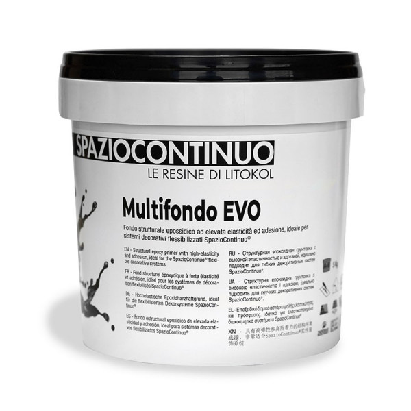 Multifondo EVO полимерная эпоксидная грунтовка в том числе для бассейнов (ремонт трещин чаши) (MFEV0010)