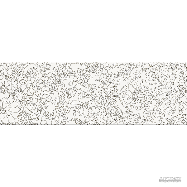 Плитка Opoczno Pret-a-Porter WHITE INSERTO FLOWER декор