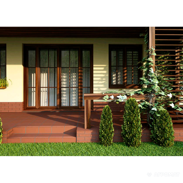 Плитка CERRAD Burgund коричневий 245x65x6